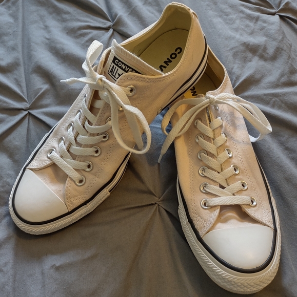 Converse Shoes - Converse All Star Sneakers Shoes Womens 11 Mens 9 Low Top Very Light Pink Skater